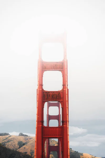 Widok Golden Gate Bridge San Francisco Stany Zjednoczone — Zdjęcie stockowe