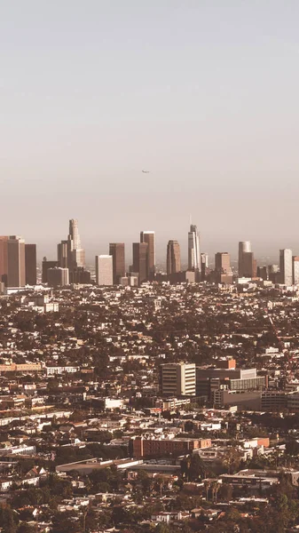 洛杉矶市手机壁纸景观 — 图库照片