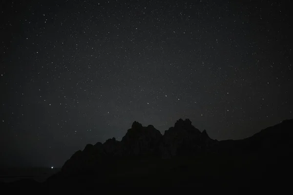 Jersey Deki Tepelerin Üzerinde Yıldızlı Gece — Stok fotoğraf