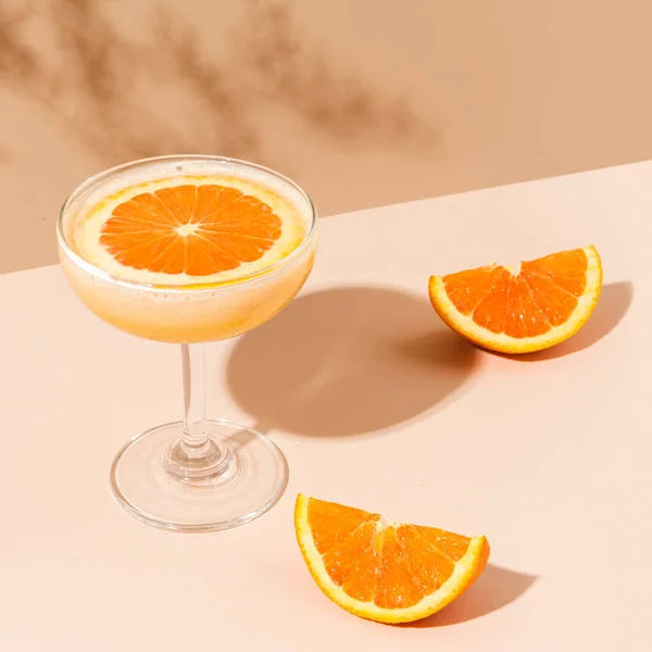 Fresh Orange Margarita Cocktail — Stock Photo, Image