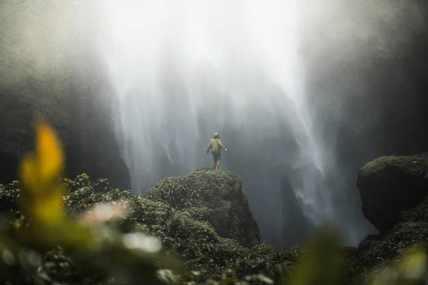 Pohled Vodopád Jávě Indonésie — Stock fotografie