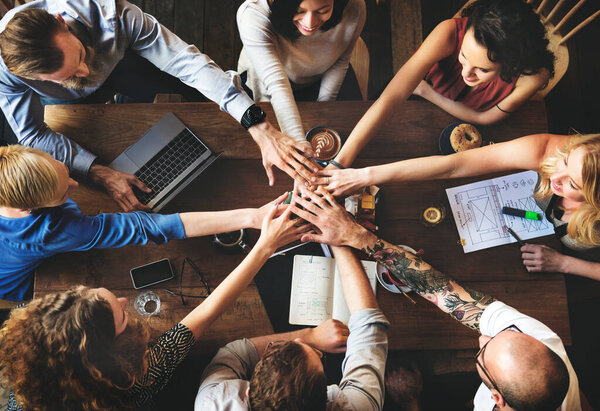 Team Unity Friends Meeting Partnership Concept Royalty Free Stock Photos