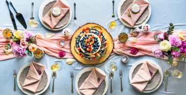 Düğün Resepsiyon Masası Ayarları