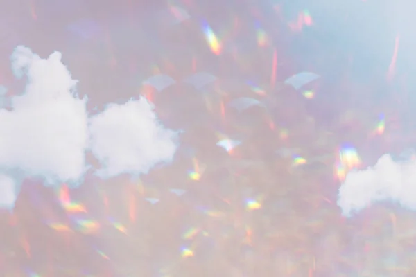 Shiny Cloudy Holographic Background Design — Stock Photo, Image