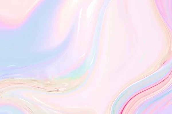 Abstract Pastel Holografische Textuur Achtergrond — Stockfoto