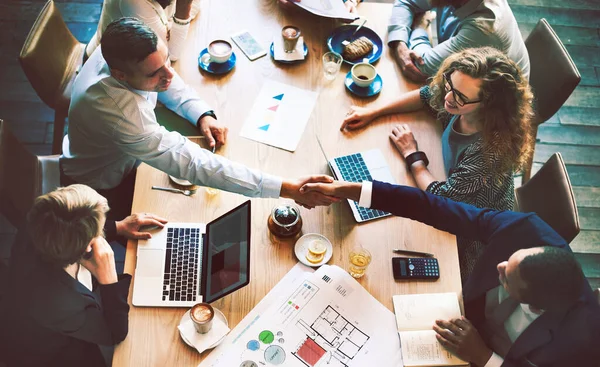 Architecture Team Having Discussion Stock Photo