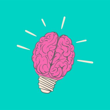 Yaratıcı fikirler kavramının el çizimi çizimi