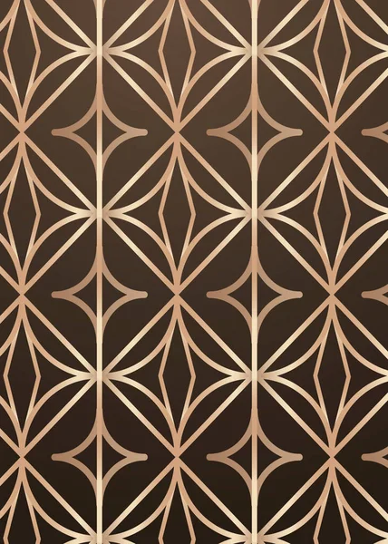 Altın Yuvarlak Geometrik Desenli Arkaplan Tasarım Kaynağı — Stok fotoğraf