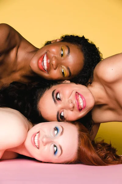 Mujeres Color Diversidad Tiro Belleza Verano — Foto de Stock