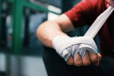 Muay Thai boksör antrenmanı.