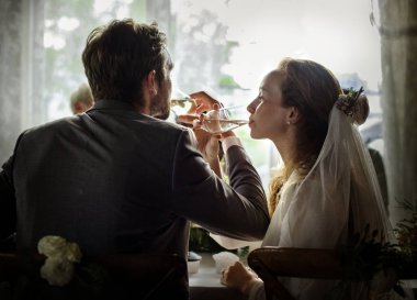 Çifte düğün günü Resepsiyon Masa