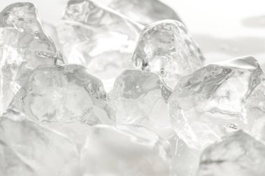 Buz küpleri makro çekim