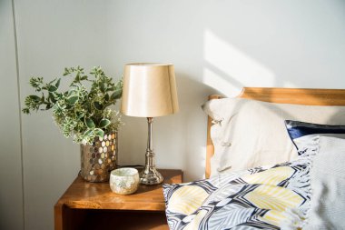 Yatak odası manzarası çok güzel. 