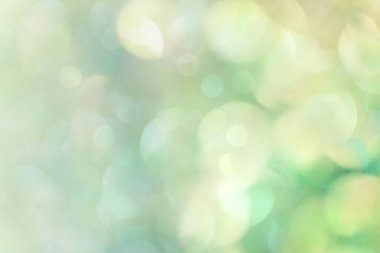 Yeşil bokeh desenli arkaplan illüstrasyonu