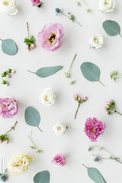 Mooie Kleurrijke Bloemen Achtergrond Ontwerp — Stockfoto