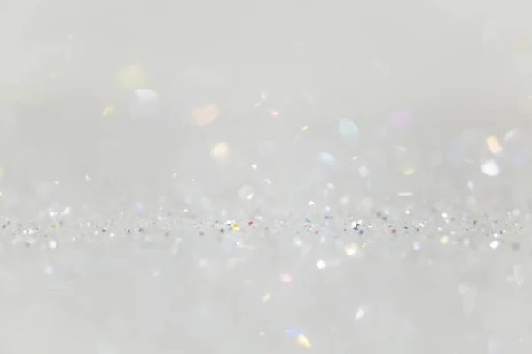 Glanzende Witte Glitter Textuur Achtergrond — Stockfoto