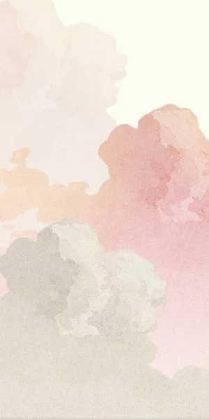 Papier Peint Nuage Rose Pastel — Photo