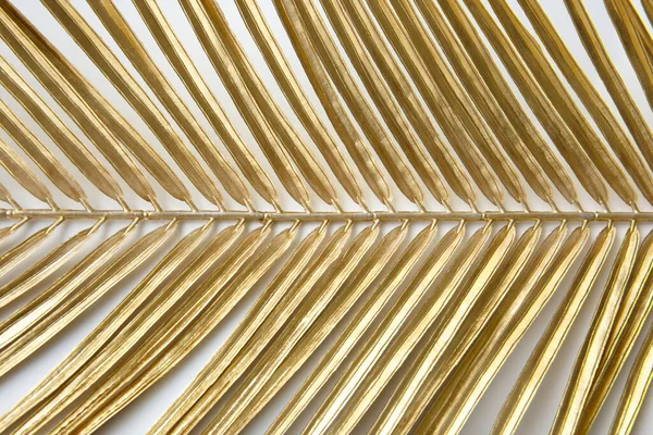 Gold Palm Leaf Patterned Background — Stock Photo, Image