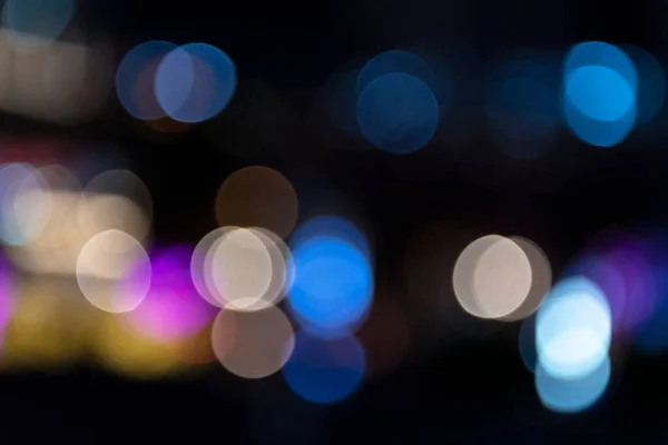 Fondo Estampado Luces Bokeh Azules Rosas —  Fotos de Stock