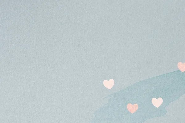 Shimmering Hearts Watercolor Background Design Resource — 스톡 사진