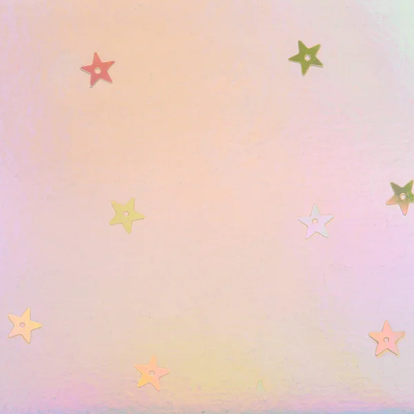 Зоряний Блиск Пастельний Голографічний Фон — стокове фото