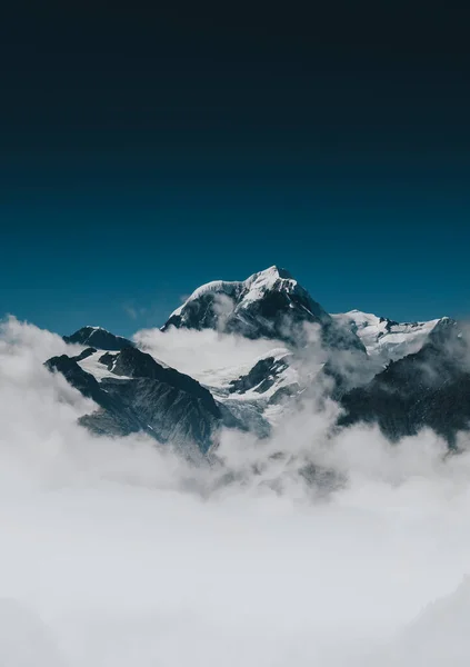 Prachtig Uitzicht Mount Cook Nieuw Zeeland — Stockfoto