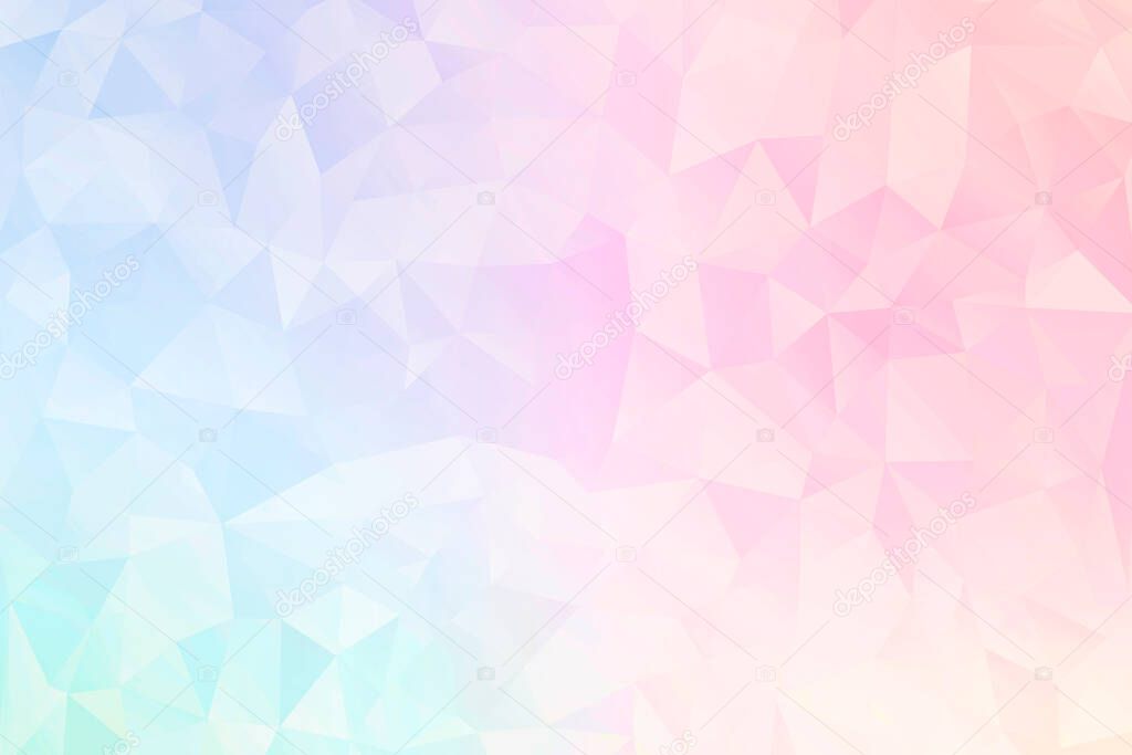 Pastel geometric patterned background