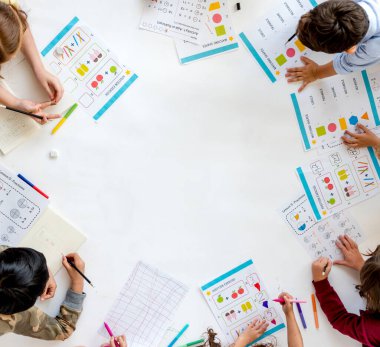 Matematik sınıfı üst görünümü