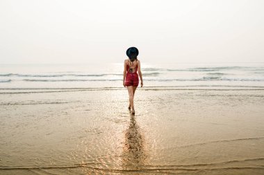 Plaj Yaz Tatili Seyahat Rahatlama Konsepti