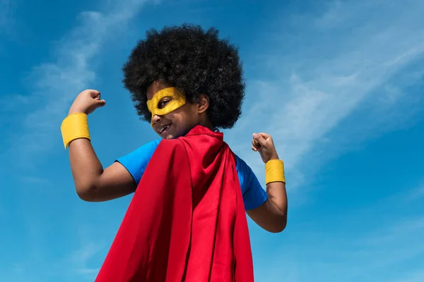 Little Boy Super Hero — стоковое фото
