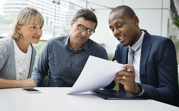 Zakelijke Verbinding Mensen Communicatieconcept — Stockfoto