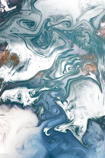 Soyut Mavi Beyaz Suluboya Desenli Arkaplan — Stok fotoğraf