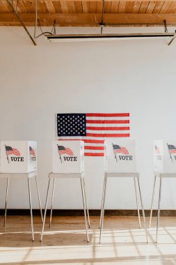 Ameikan Demokrasi oy verme standı