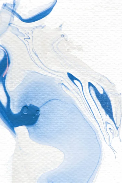 Blaue Und Weiße Aquarell Abstrakten Hintergrund — Stockfoto