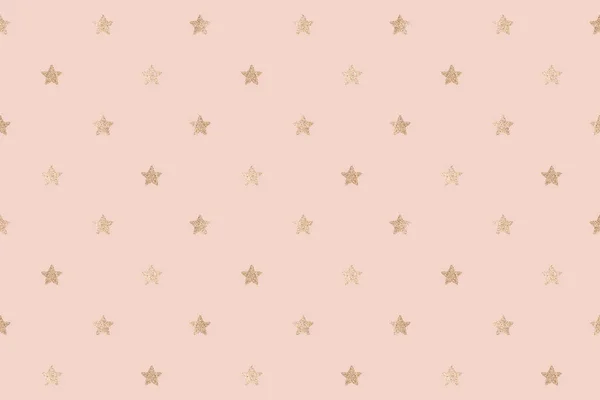 Nahtlose Glitzernde Goldene Sterne Hintergrund Design Ressource — Stockfoto