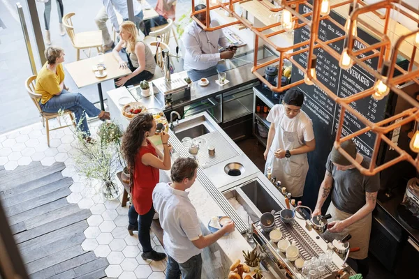 Pessoas Café — Fotografia de Stock