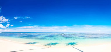 Samoa tropikal plaj