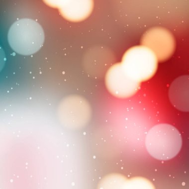 Bulanık rengarenk Noel aydınlatma arka planı