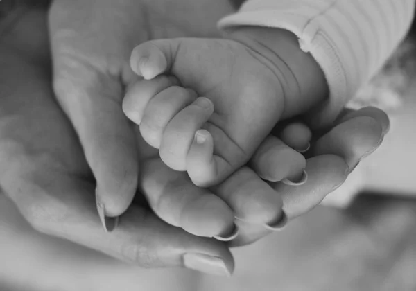 Mutter Und Neugeborenes Lieben Emotionale Familie — Stockfoto