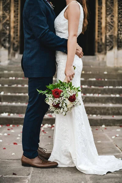 Casal Recém Casado Amor — Fotografia de Stock