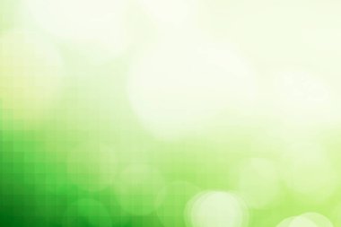 Ombre yeşil mozaik arka planında Bokeh deseni