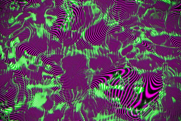 Magenta Neon Green Fluid Background Design — Stock Photo, Image