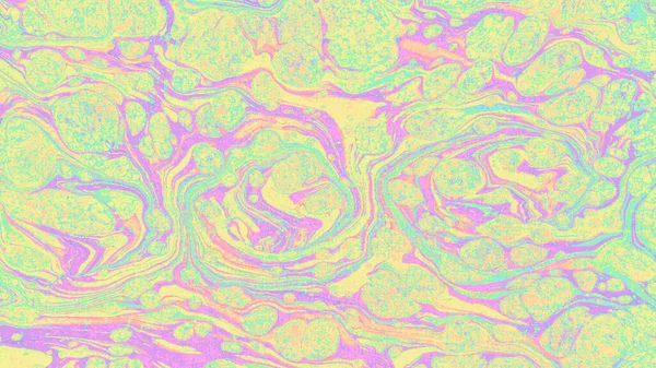 カラフルなネオン流体パターンの背景 — ストック写真