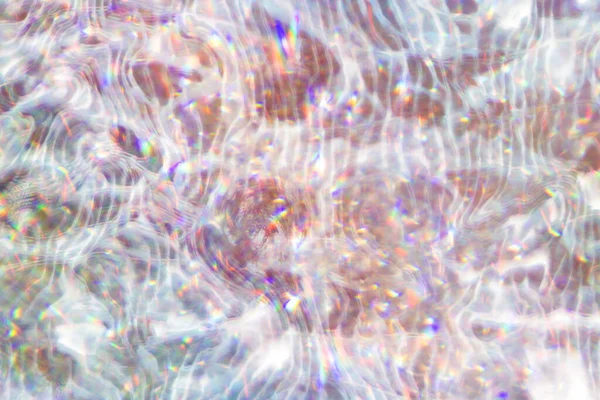 折射光背景设计的真水 — 图库照片