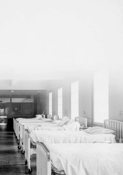 Fotografía Histórica Hospital Campaña Durante Pandemia Gripe Española Europa — Foto de Stock