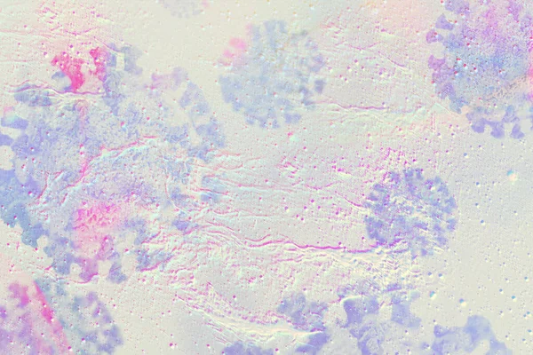 Coronavirus Κάτω Από Μικροσκόπιο Απεικόνιση Φόντου — Φωτογραφία Αρχείου