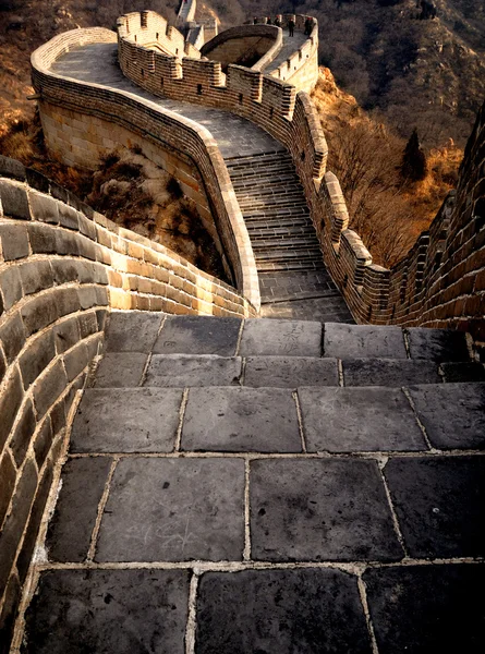 Gran Muralla de China al amanecer — Foto de Stock