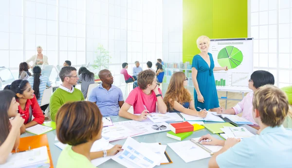 Student on Presentation — Stock Photo, Image