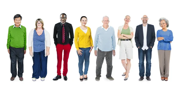 Grupo de Pessoas Multiétnicas Diversas — Fotografia de Stock