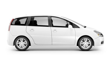 Beyaz sedan